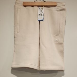 Adidas Men's Cream Athletic Shorts